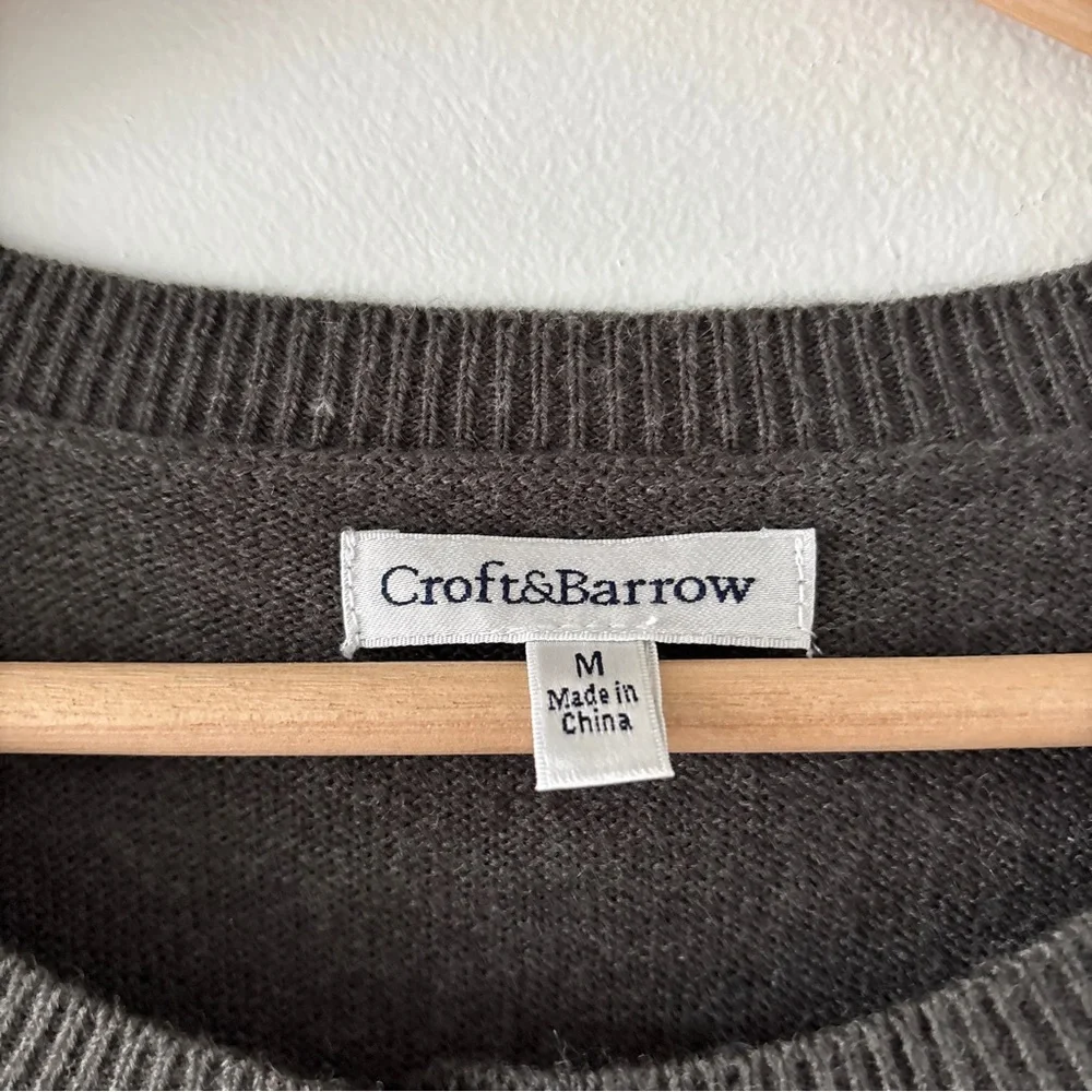 Croft & Barrow Argyle Cardigan Sweater - Picture 2 of 5